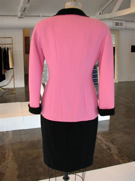 chanel pink skirt suit royalty|chanel pleated skirt.